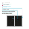 36''x36'' 1-Dr Satin Alum Fr Enclosed Recycled Rubber Bulletin Board - Black - Ghent