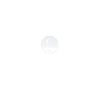 Ghent Coda Low Profile Circular Glassboard, Magnetic, White, 48'' Diameter