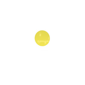 Ghent Coda Low Profile Circular Glassboard, Non-Magnetic, Yellow, 24'' Diameter