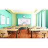 Ghent Magnetic Porcelain Whiteboard with Wood Frame, 4'H x 5'W