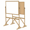 72⅛''x 53¼'' Wood Frame Reversible Non-Magnetic Marker/Natural Cork - Ghent