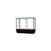 Merchandiser  48''W x 40''H x 20''D  Counter Case,  Satin Finish, Walnut Base - Waddell