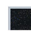 Ghent Recycled Bulletin Board with Aluminum Frame, 4'H x 8'W, Confetti
