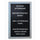 Ghent 1 Door Enclosed Vinyl Letter Board with Satin Aluminum Frame, Black, 24''H x 18''W, Black
