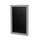 Ghent 1 Door Enclosed Vinyl Letter Board with Satin Aluminum Frame, 36''H x 30''W, Black