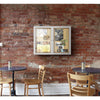 48''x60'' 2-Door Satin Aluminum Frame Enclosed Bulletin Board - Natural Cork - Ghent