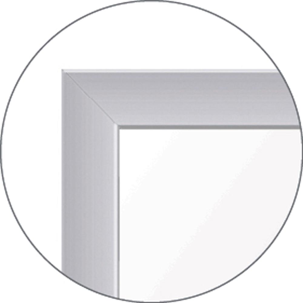 Ghent 1''x1'' Grid Magnetic Whiteboard, 2’H x 3’W