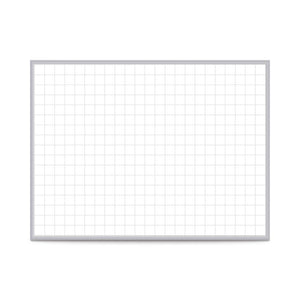 Ghent 2''x2'' Grid Magnetic Whiteboard, 3’H x 4’W