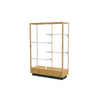 Heritage  48''W x 70''H x 18''D  Floor Case, White Back, Hardwood Natural Maple Finish - Waddell