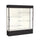Spirit  72''W x 80''H x 16''D  Lighted Floor Case, Plaque Back, Dk. Bronze Finish, Black Base and Top - Waddell