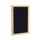36''x36'' 1-Dr Wood Fr Oak Finish Encl Recycled Rubber Bulletin Board - Confetti - Ghent