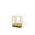 Heritage 36''W x 40''H x 14''D Counter Case, Mirror Back, Hardwood Natural Maple Finish - Waddell