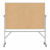 78⅛''x 77¼'' Aluminum Frame Reversible Natural Cork/Natural Cork - Ghent