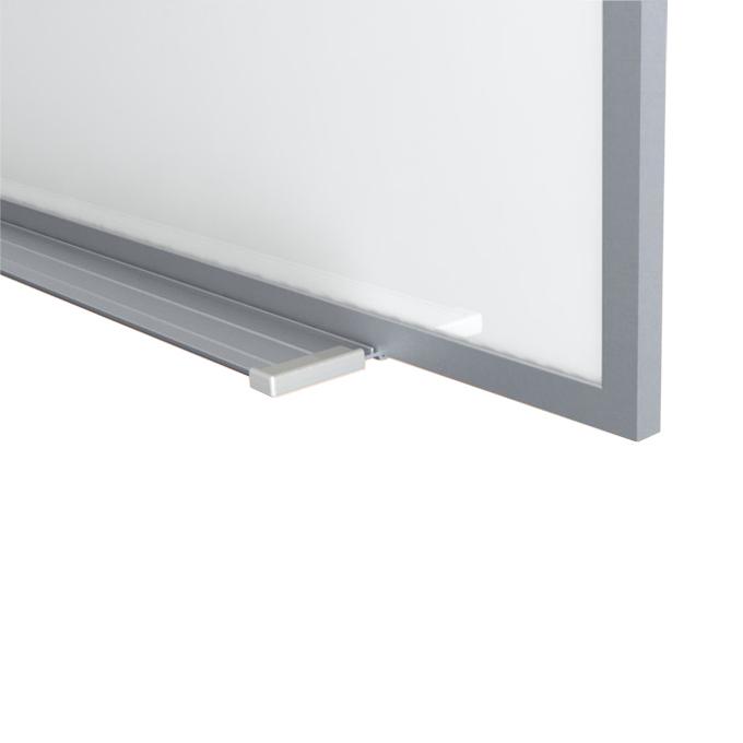 Ghent Magnetic Porcelain Whiteboard with Aluminum Frame, 4'H x 12'W