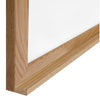 Ghent Non-Magnetic Whiteboard with Wood Frame, 3'H x 4'W