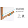 Ghent Non-Magnetic Whiteboard with Wood Frame, 4'H x 4'W