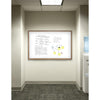 Ghent Non-Magnetic Whiteboard with Wood Frame, 4'H x 6'W