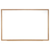 Ghent Non-Magnetic Whiteboard with Wood Frame, 4'H x 5'W