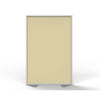 Ghent Floor Partition with Aluminum Frame and Full Panel Infill, Carmel Vinyl, 72''H x 48''W