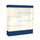 Spirit  72''W x 80''H x 16''D  Lighted Floor Case, Plaque Back, Champagne Finish, Navy Base and Top - Waddell