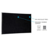 Ghent Recycled Bulletin Board with Aluminum Frame, 4'H x 5'W, Confetti
