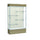 Reliant   48''W x 80''H x 16''D  Lighted Floor Case, Plaque Back, Satin Finish,  Driftwood Base - Waddell
