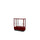 Heritage 36''W x 40''H x 14''D Counter Case, Mirror Back, Hardwood Cordovan Finish - Waddell