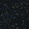 36''x36'' 1-Dr Wood Fr Oak Finish Encl Recycled Rubber Bulletin Board - Confetti - Ghent