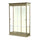 Varsity  48''W x 77''H x 18''D  Lighted Floor Case, Sliding Doors, Plaque Back, Driftwood Oak Finish - Waddell