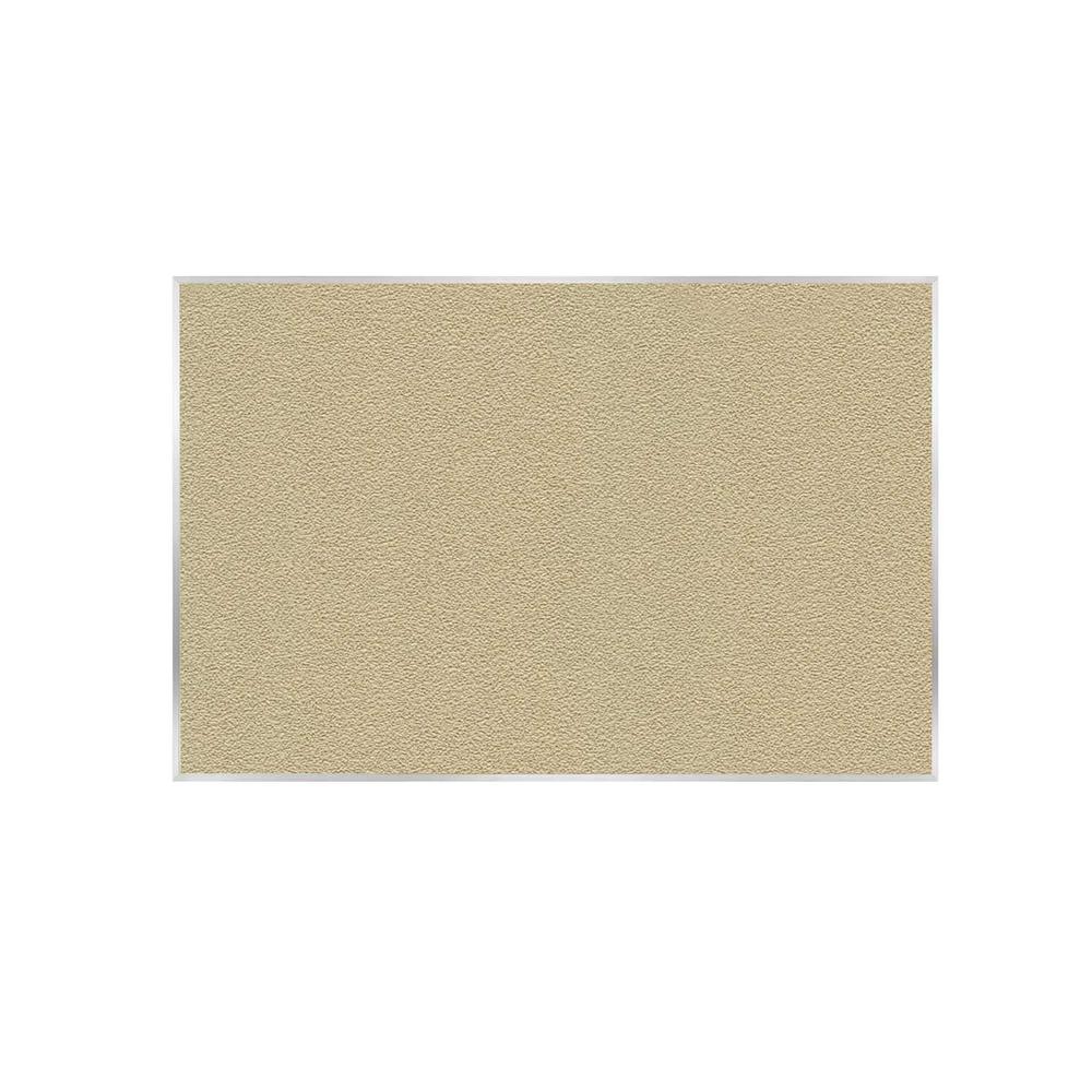 Ghent 48.5'' x 120.5'' Aluminum Frame Vinyl Bulletin Board - Caramel