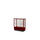 Heritage  36''W x 40''H x 14''D  Counter Case, Plaque Back, Hardwood Cordovan Finish - Waddell