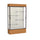 Reliant   48''W x 80''H x 16''D  Lighted Floor Case, Plaque Back, Dk. Bronze Finish,  Carmel Oak Base - Waddell