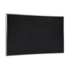 48.5''x72.5'' Aluminum Frame Recycled Rubber Bulletin Board - Black - Ghent