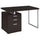 Brennan 47-inch 3-drawer Office Computer Desk Cappuccino - Coaster Co. of America
