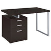 Brennan 47-inch 3-drawer Office Computer Desk Cappuccino - Coaster Co. of America
