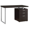 Brennan 47-inch 3-drawer Office Computer Desk Cappuccino - Coaster Co. of America