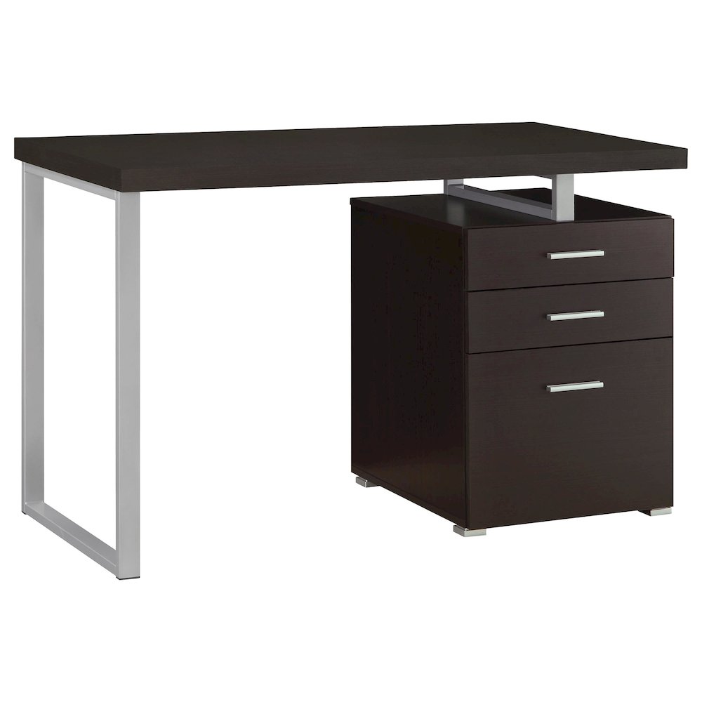 Brennan 47-inch 3-drawer Office Computer Desk Cappuccino - Coaster Co. of America