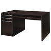 Halston 60-inch 3-drawer Office Computer Desk Cappuccino - Coaster Co. of America