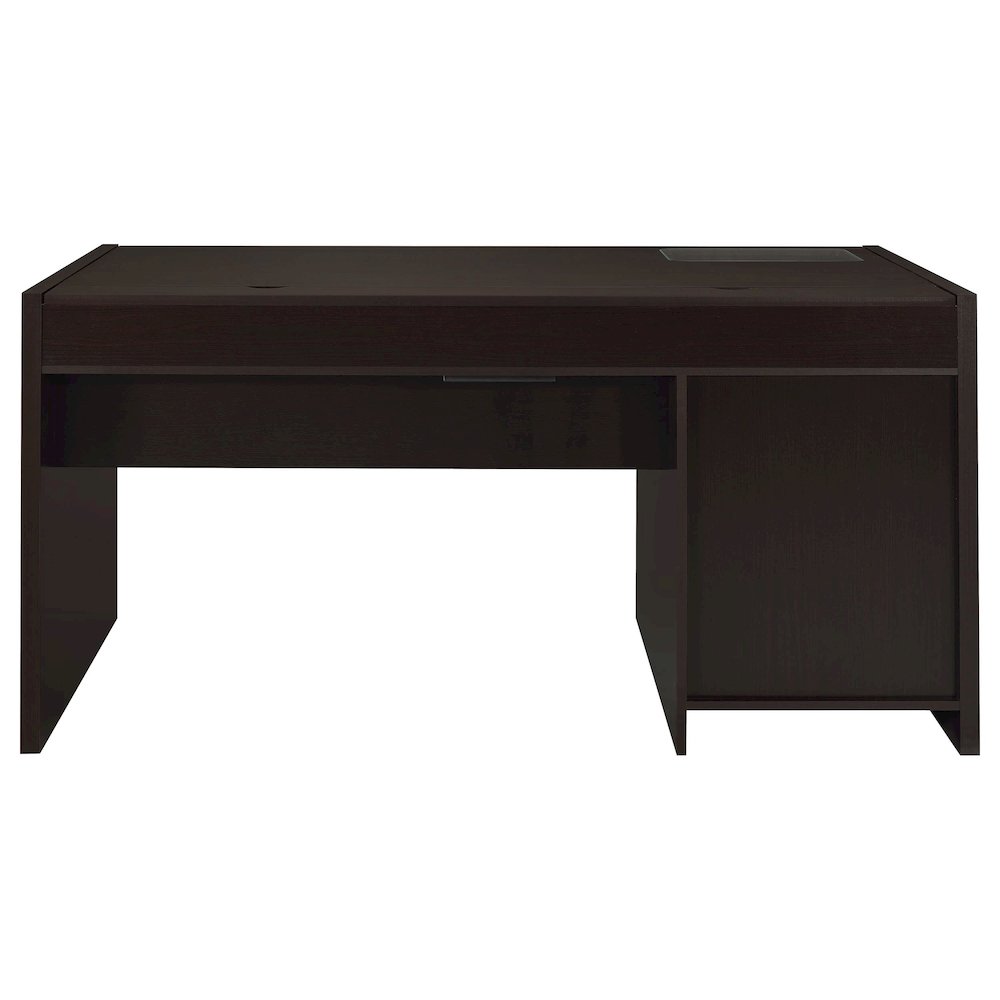 Halston 60-inch 3-drawer Office Computer Desk Cappuccino - Coaster Co. of America