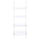 Amaturo 72-inch 4-shelf Acrylic Ladder Bookshelf Clear - Coaster Co. of America