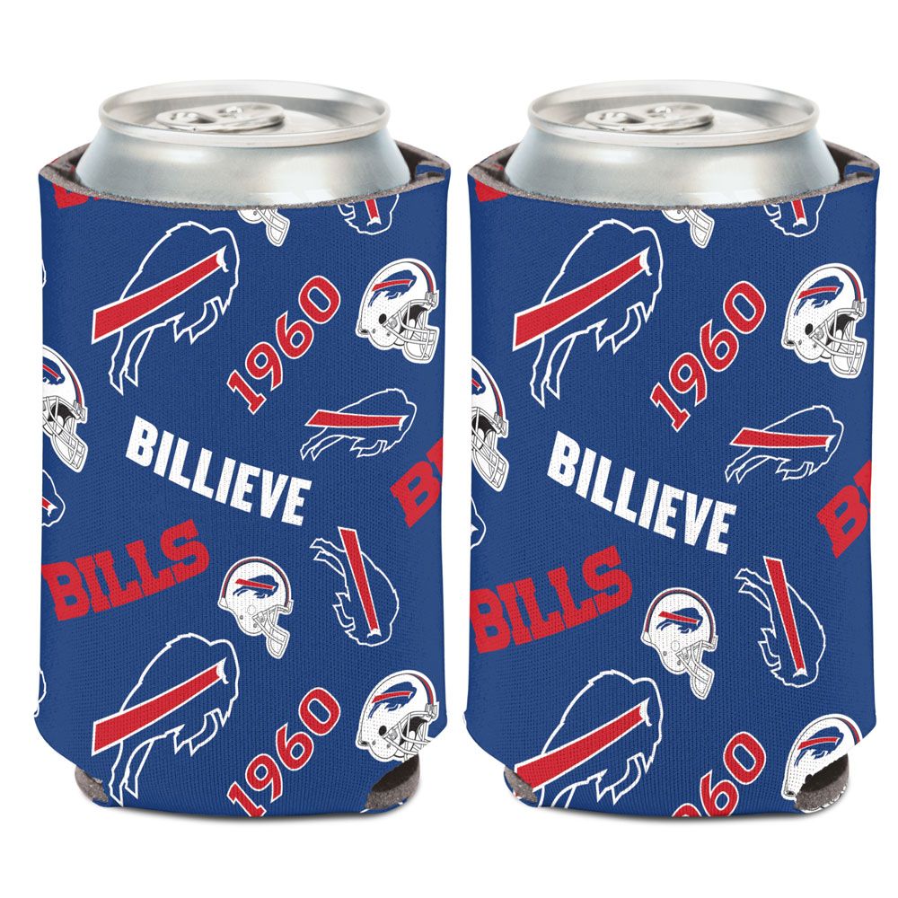 Buffalo Bills Can Cooler Scatterprint Design - WinCraft