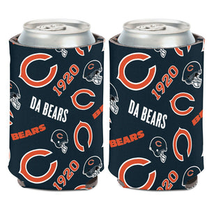 Chicago Bears Can Cooler Scatterprint Design - WinCraft