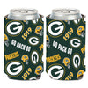 Green Bay Packers Can Cooler Scatterprint Design - WinCraft