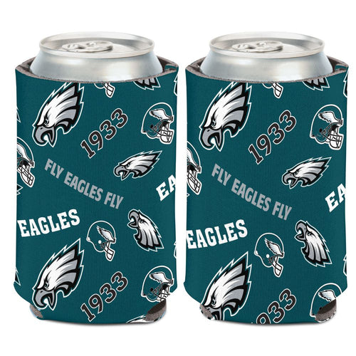 Philadelphia Eagles Can Cooler Scatterprint Design - WinCraft