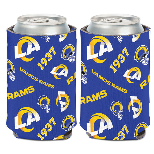 Los Angeles Rams Can Cooler Scatterprint Design - WinCraft