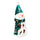Miami Dolphins Statue 8 Inch LED Snowman - Evergreen Enterprises