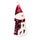 St. Louis Cardinals Statue 8 Inch LED Snowman - Evergreen Enterprises