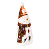 Clemson Tigers Statue 8 Inch LED Snowman - Evergreen Enterprises