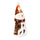 Clemson Tigers Statue 8 Inch LED Snowman - Evergreen Enterprises
