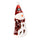 Georgia Bulldogs Statue 8 Inch LED Snowman - Evergreen Enterprises